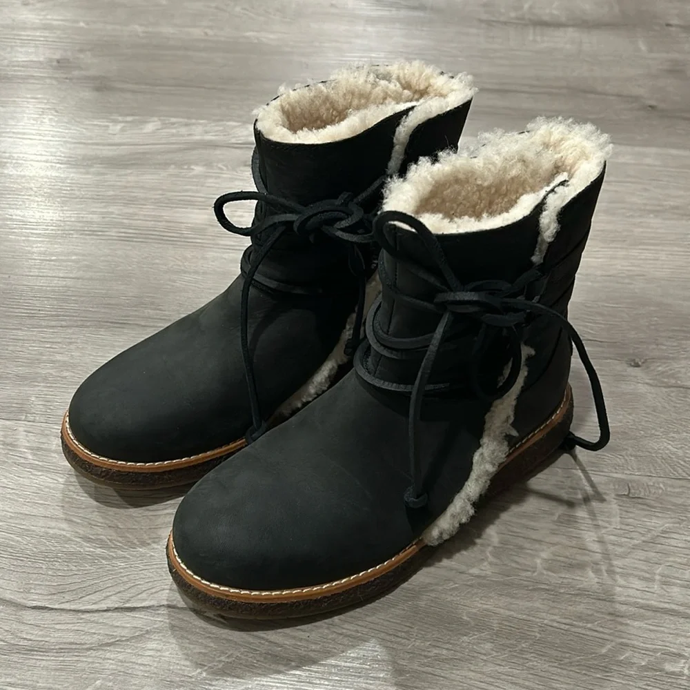 UGG Australia Women's Luisa Water Resistant Leather Boots